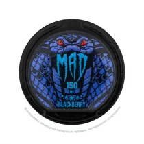 Снюс MAD Blackberry, 150 мг/г, ежевика, slim portion
